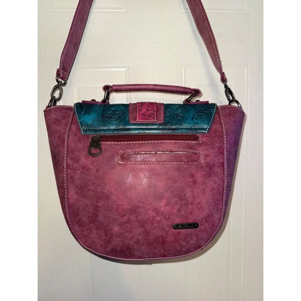 NEW Montana West Colorful Embossed Collection‎ Crossbody Bag